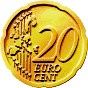 0,20 euro (mnt)